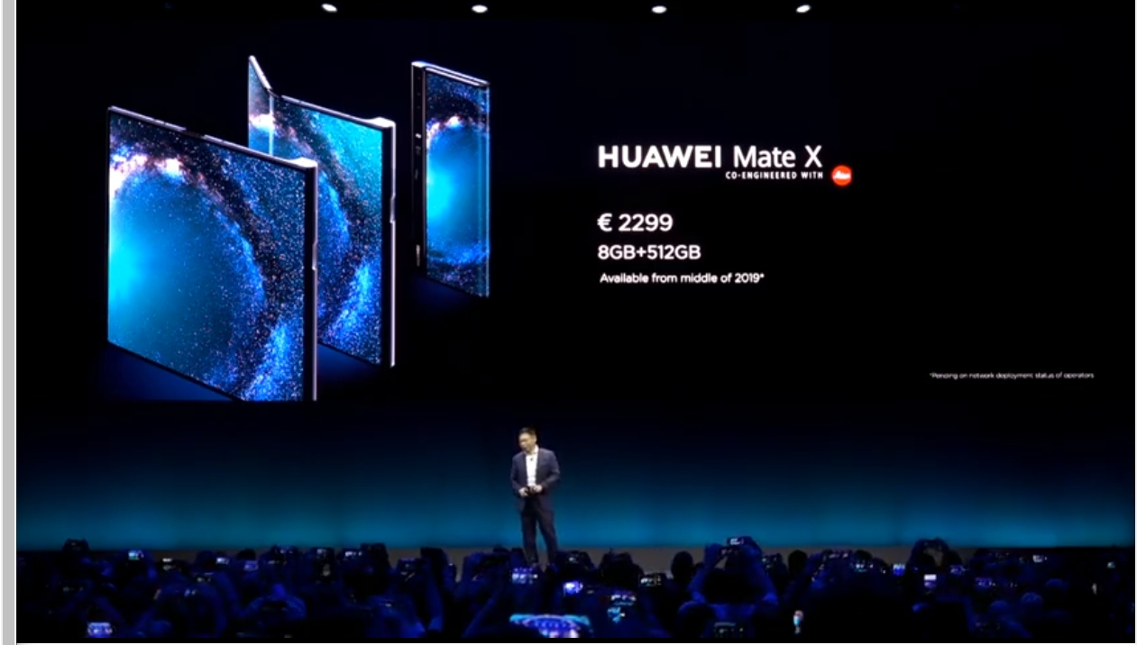华为mate x2桌面风格,华为mate30桌面 mwc 2019 :华为发表摺叠 5g 手机 mate x ,展开八吋萤幕, 折叠后双面