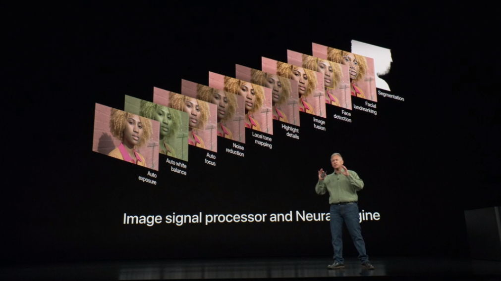 , Apple, iPhone, Artificial neural network, Apple event, Artificial intelligence, JPEG, Journalism, Image, News, stage, stage, theatre, advertising