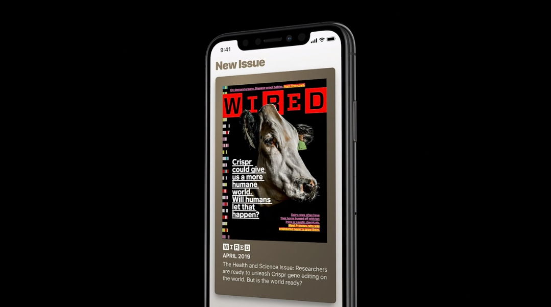 2019苹果春季发表会：收录300本杂志的Apple News+