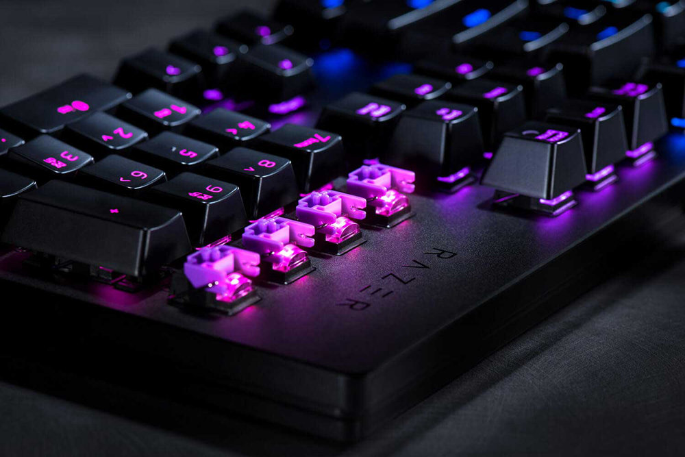 Razer 光觸發機械式鍵盤問世， Razer 發表採用Razer 紫軸的Huntsman